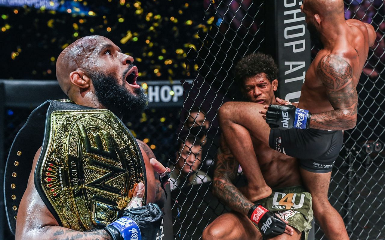 Demetrious Johnson and Adriano Moraes II [Credit: ONE Championship]