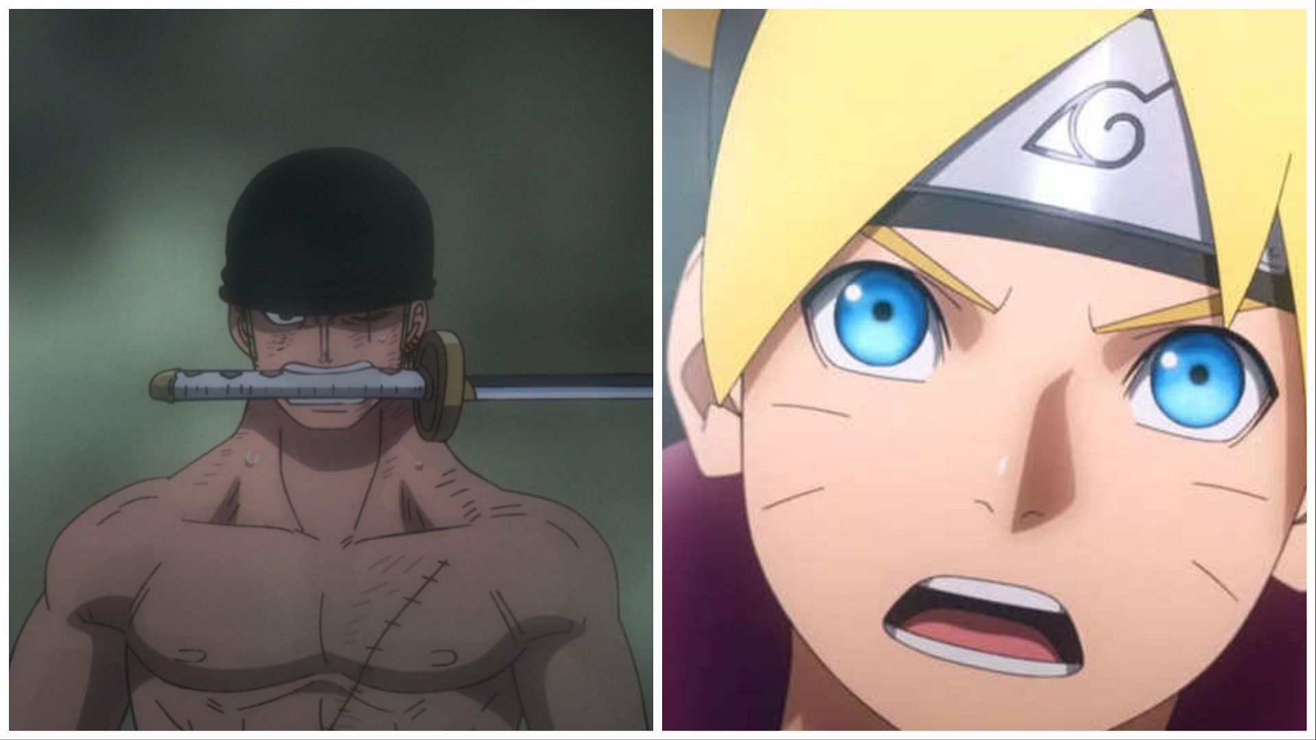 One Piece is being compared to Boruto after reusing animated sequences (Image via Toei Animation and Studio Pierrot)