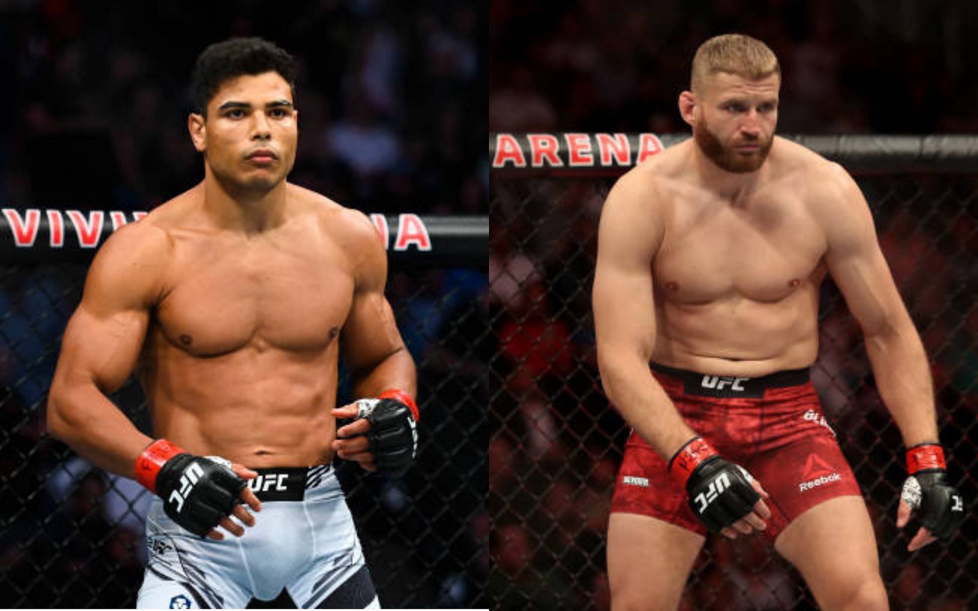 Paulo Costa (left); Jan Blachowicz (right)