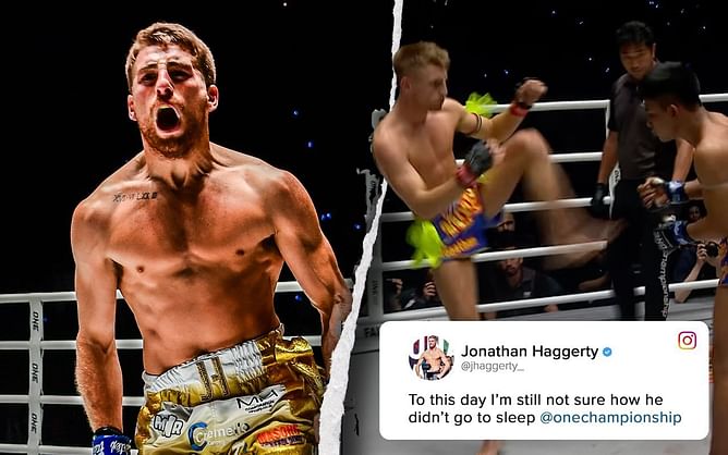 Look back at Jonathan Haggerty’s reaction on Rodtang’s incredible chin