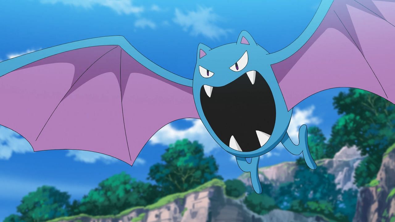 Golbat as it appears in the anime (Image via The Pokemon Company)