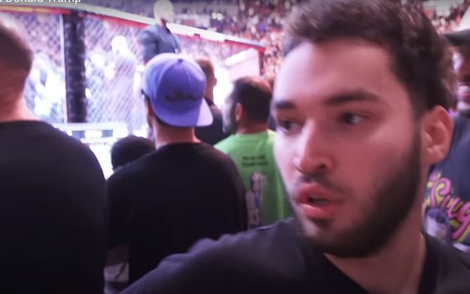 Adin Ross wins $1,000 bet at UFC 287, immediately hands over money to event staff in heartwarming gesture