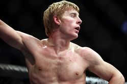 PHOTO: Paddy Pimblett and fellow UFC star pose in front of mural created in their honor