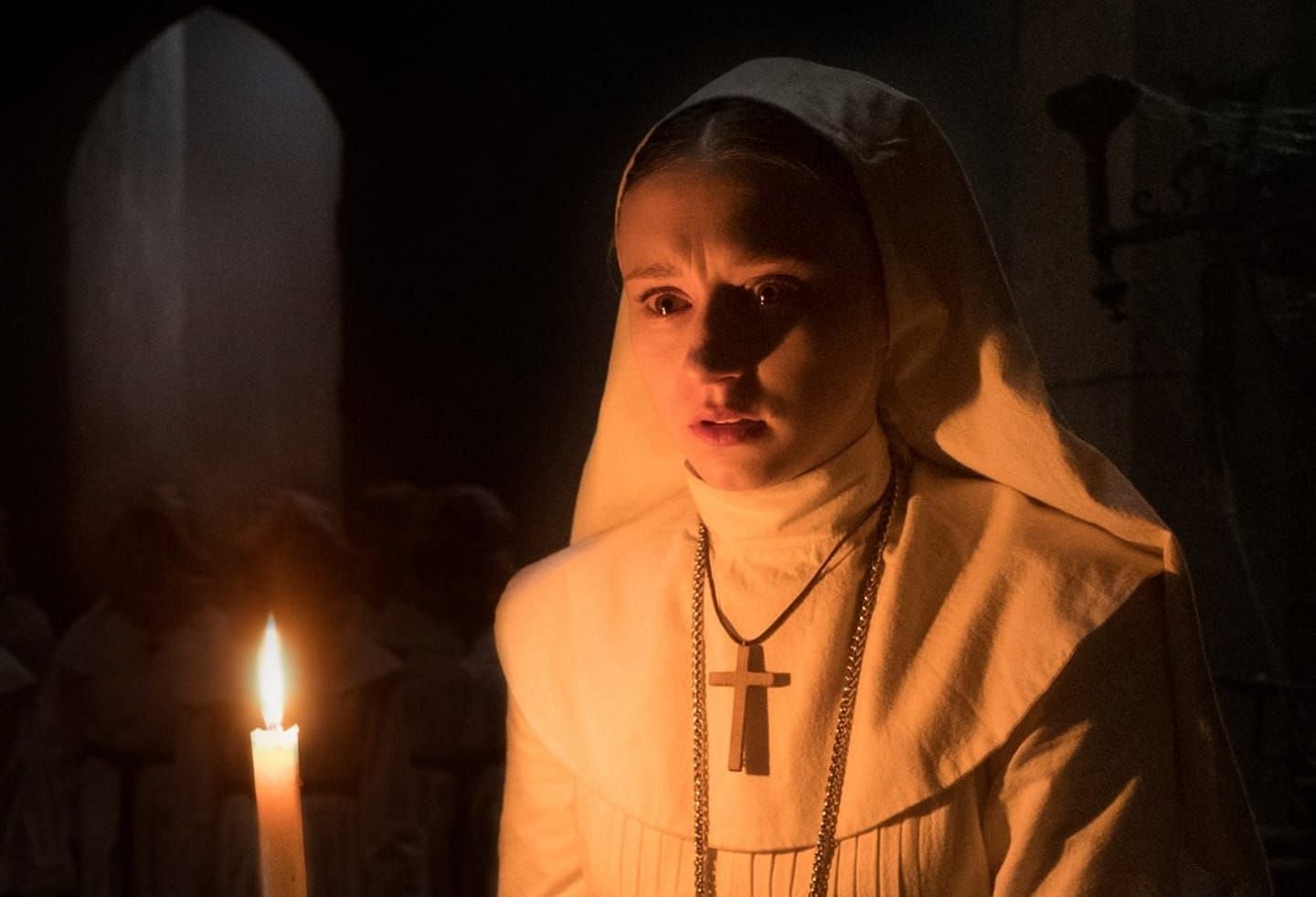 A still from The Nun