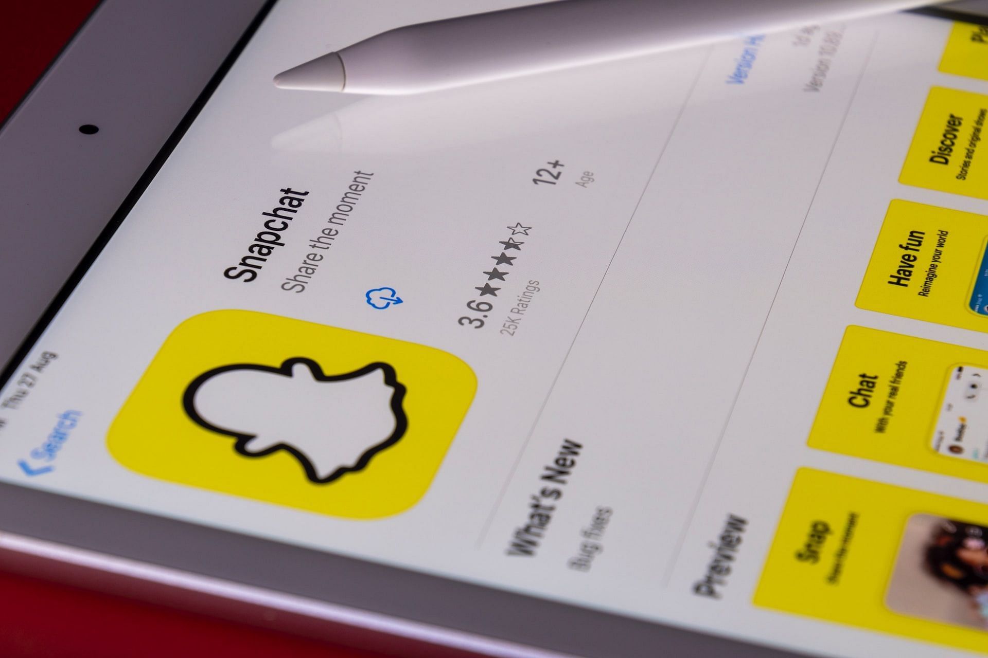 The Snapchat app (Image via Unsplash/Souvik Banerjee)