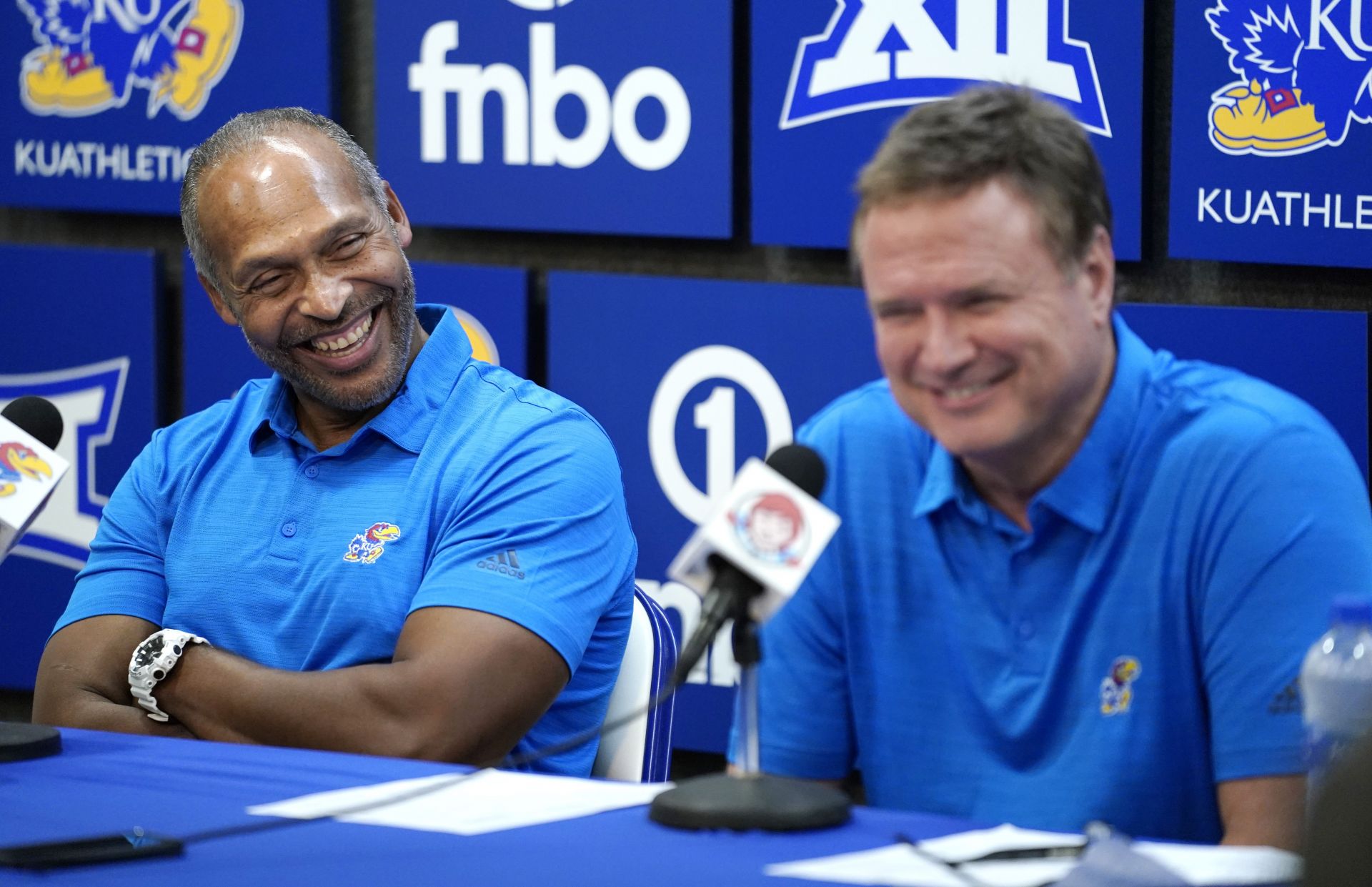 The Jayhawks were coached by Norm Roberts (Image via Getty Images)