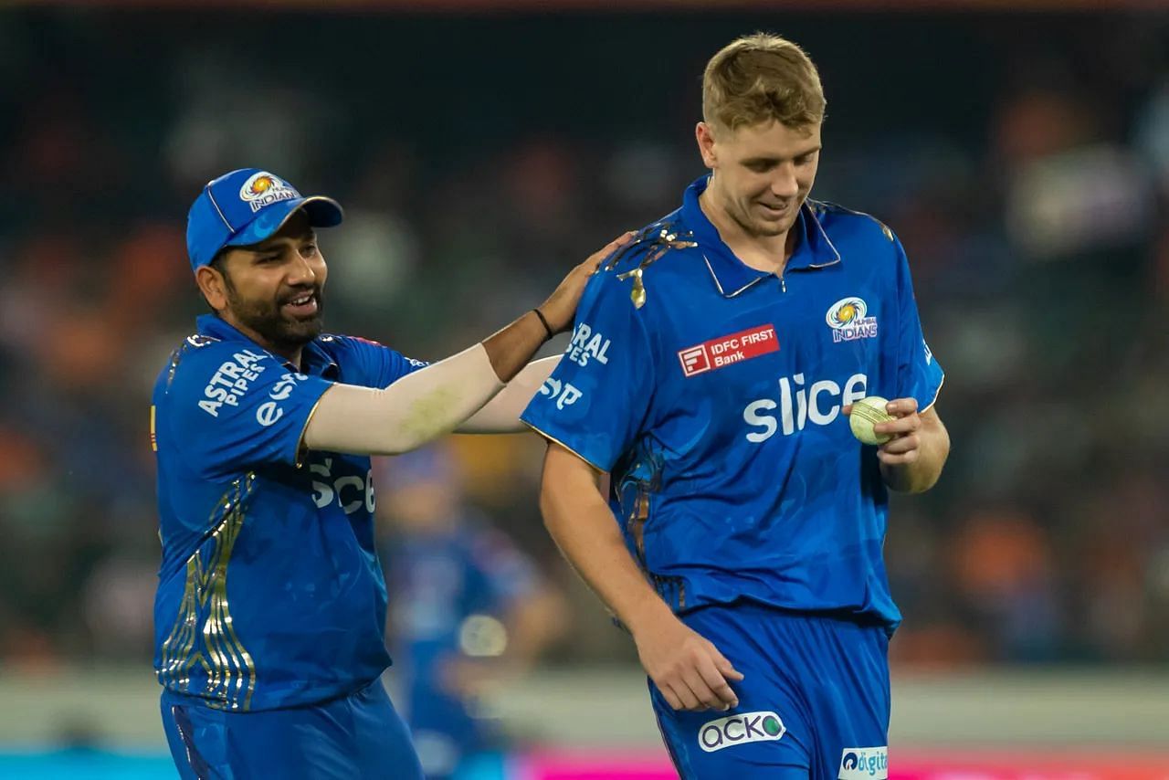 Cameron Green of Mumbai Indians. Courtesy IPL