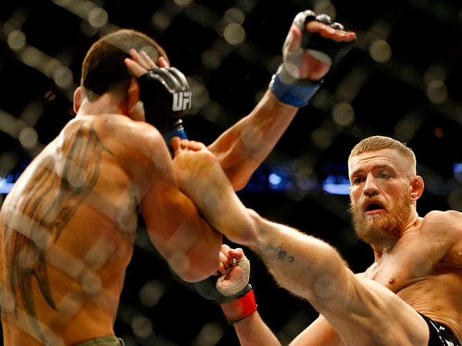 Watch: what happened when Conor McGregor fought Max Holloway in the UFC