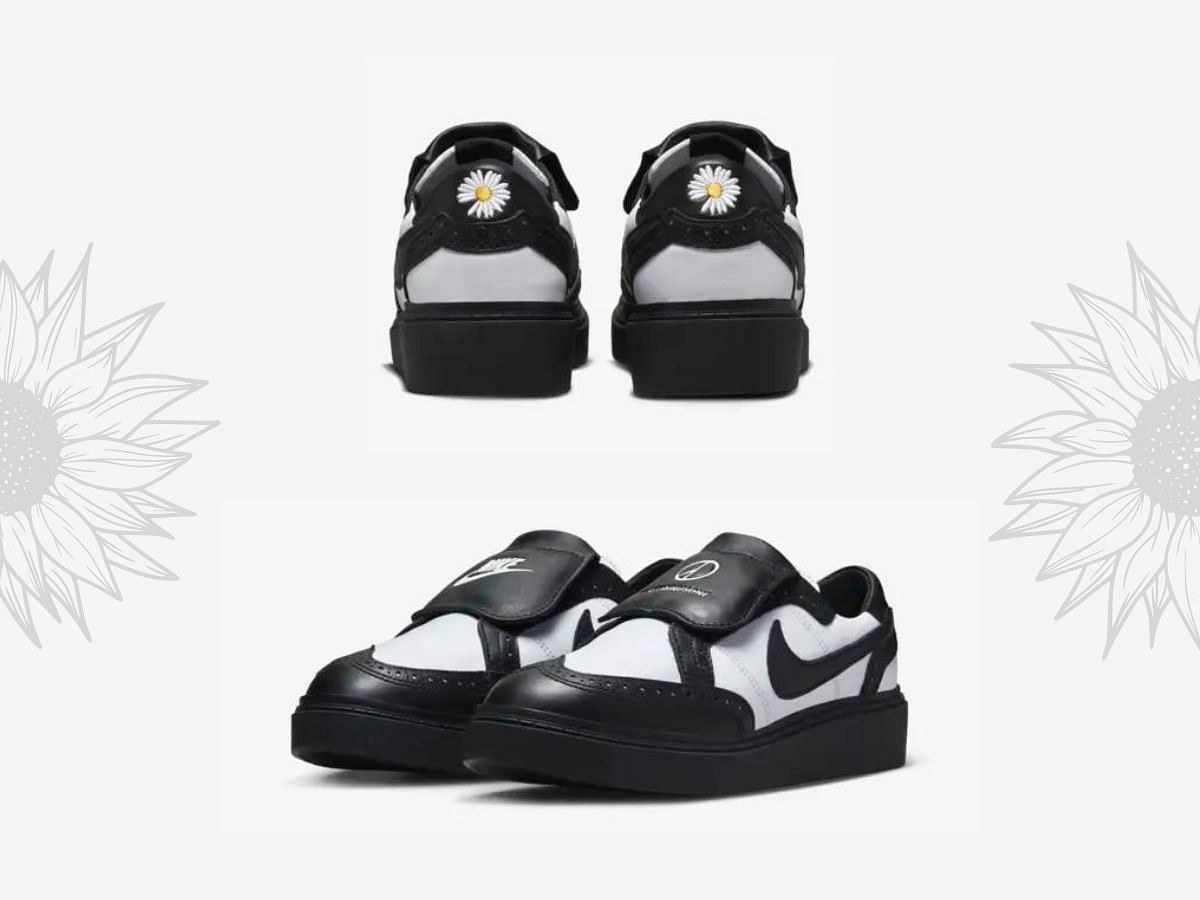 PEACEMINUSONE x Nike Kwondo 1 &quot;Black/White&quot; sneakers (Image via Nike)