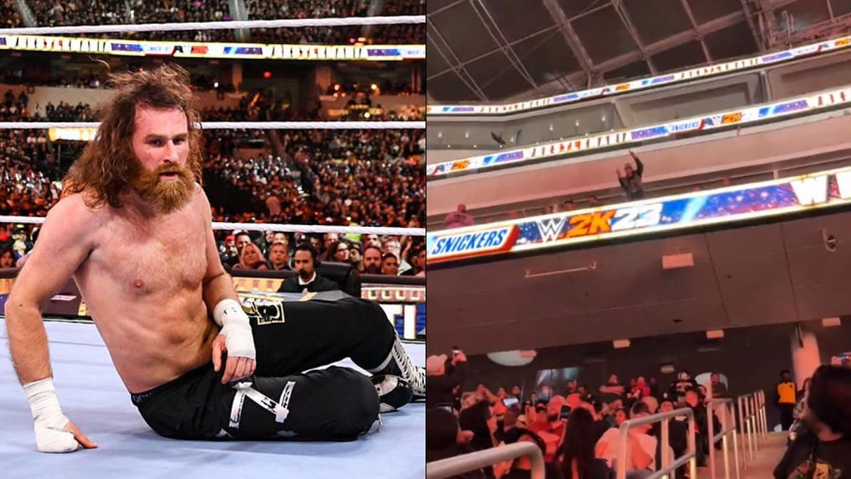Sami Zayn ended WWE WrestleMania 39 on a high.
