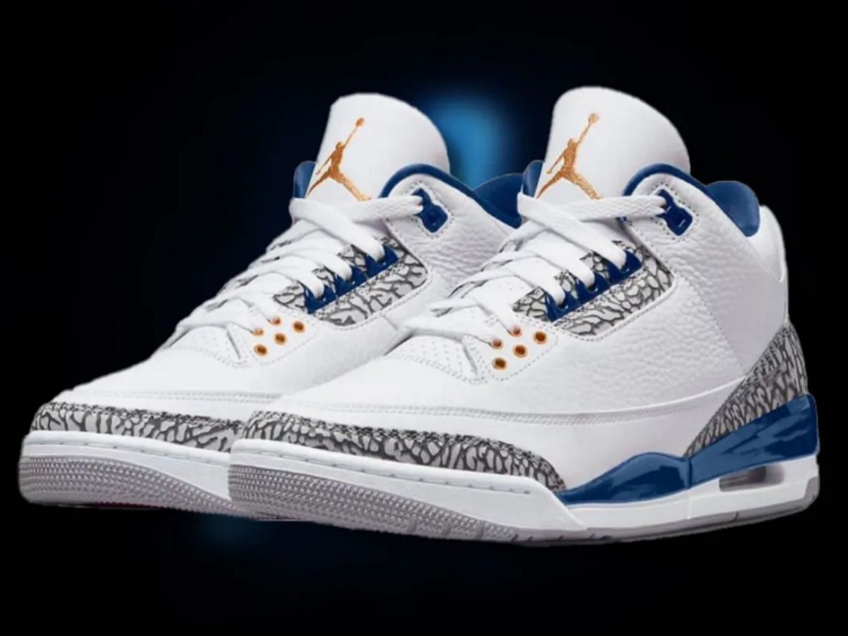 Air Jordan 3 &quot;True Blue and Copper&quot; (Image via Sole Retriever / Twitter)