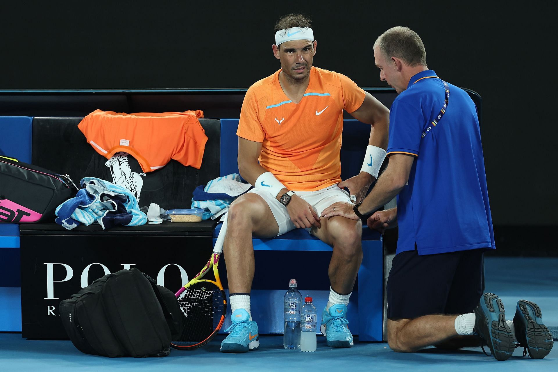 The Spaniard sustained a hip injury during the 2023 Australian Open