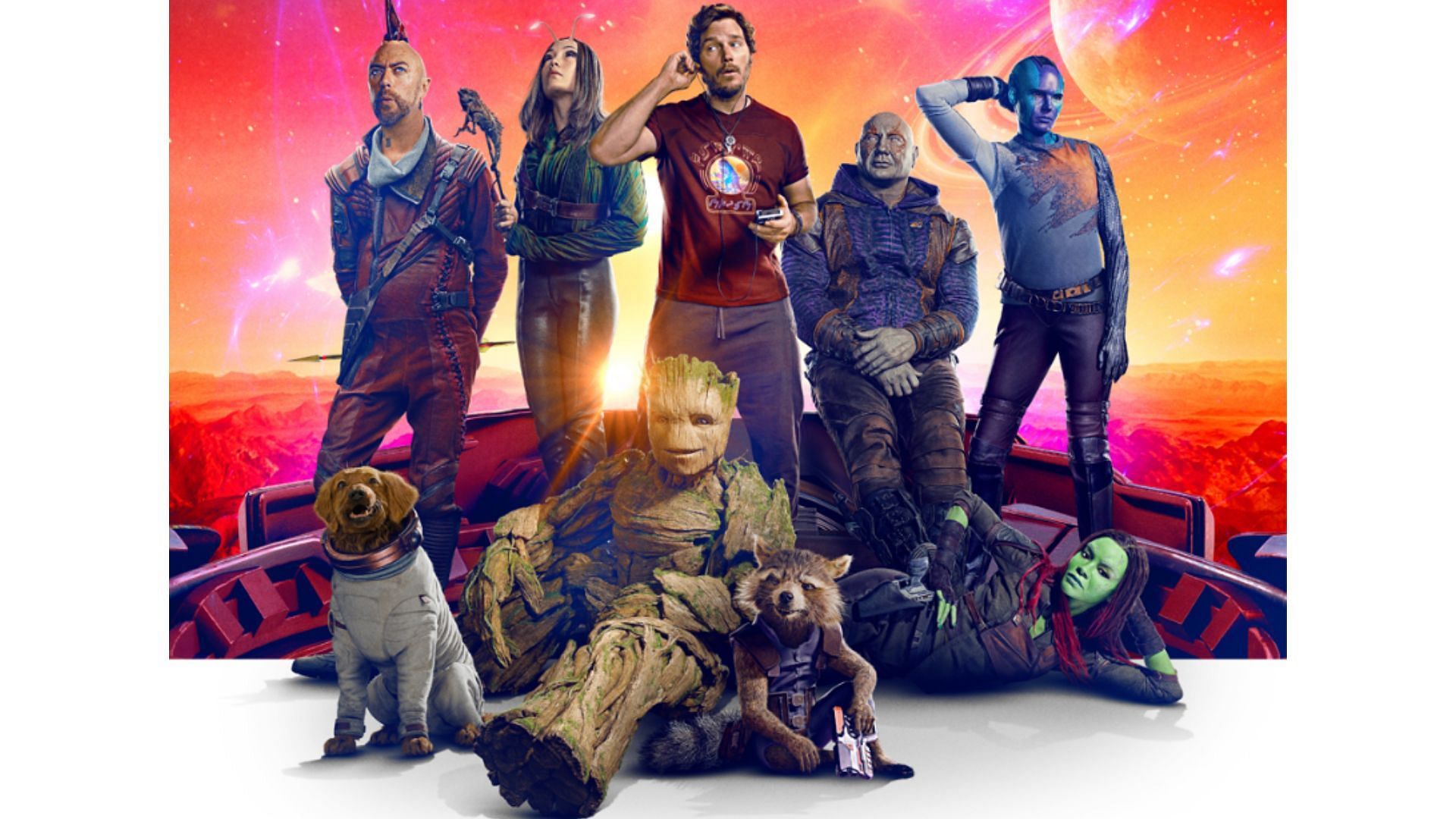 The Guardians&#039; unusual members have caught the fancy of fans (Image via Marvel)