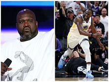 "I’m not going to sit up here and be a hypocrite" - Shaquille O'Neal sides with Draymond Green on Domantas Sabonis debacle
