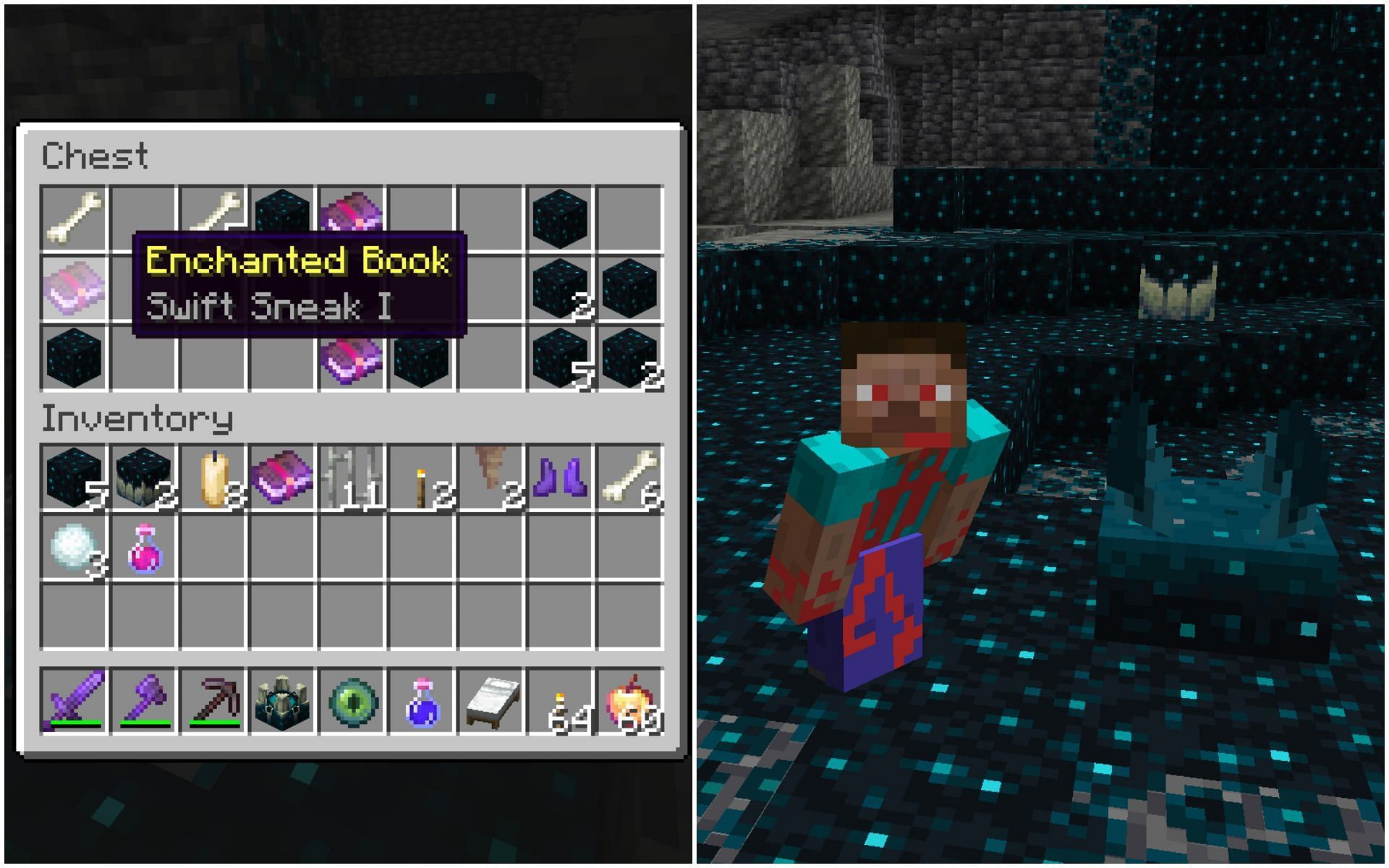 Minecraft: How to Get the Swift Sneak Enchantment – GameSkinny