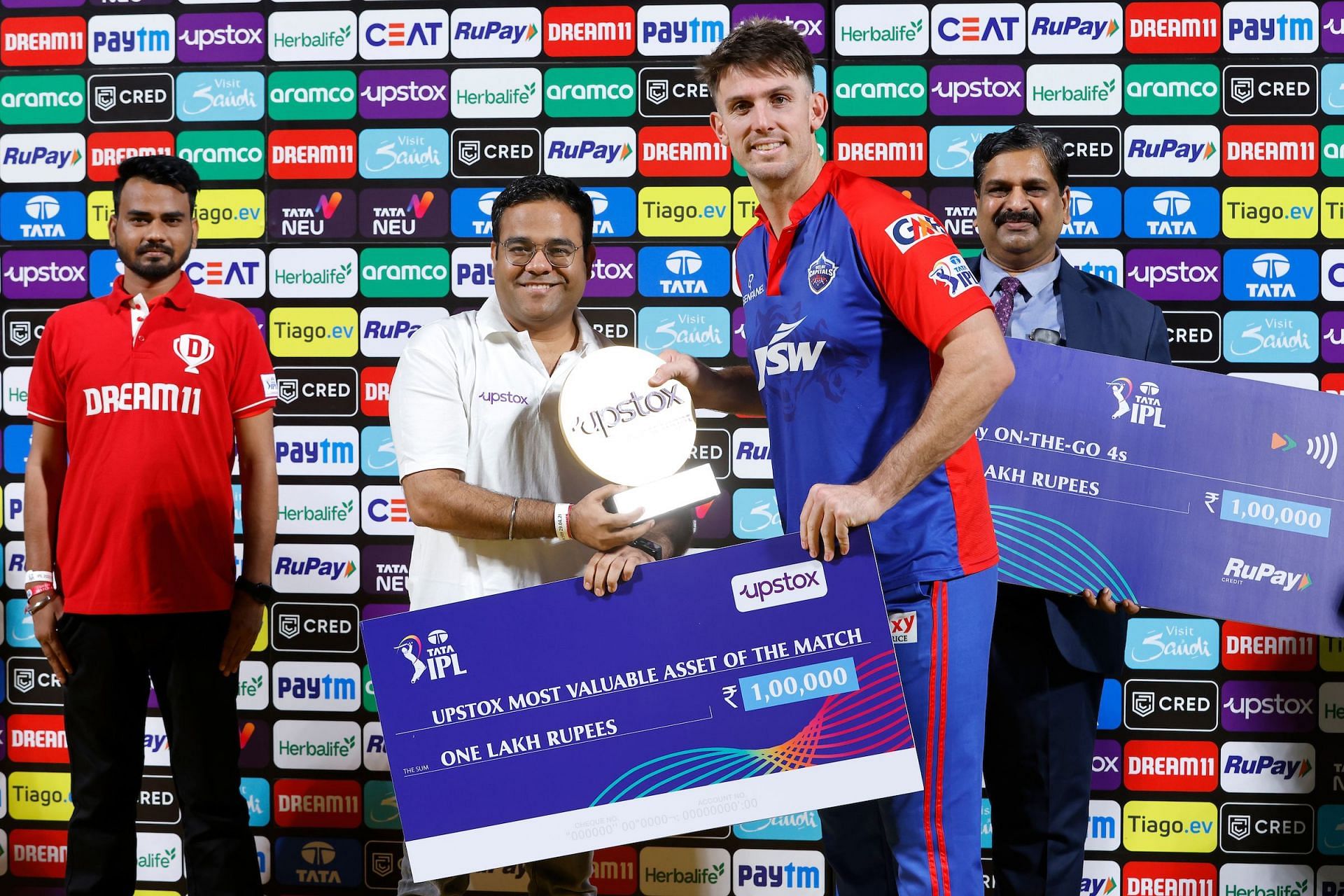 Mitchell Marsh walked away with the Player of the Match award [Image: IPL]
