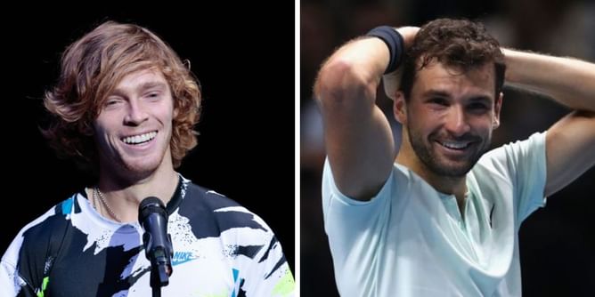 Andrey Rublev says "everyone's in love" with Grigor Dimitrov for his looks and style of play