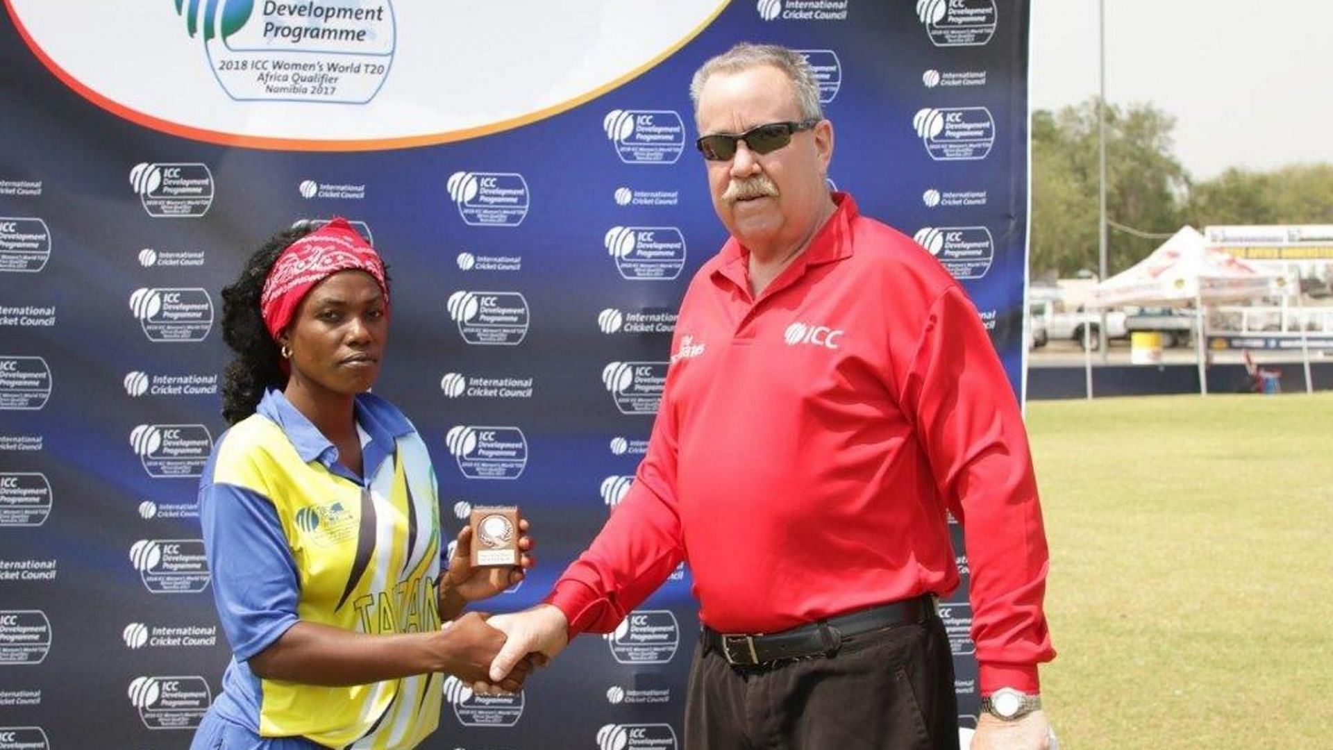 Fatima Kibasu leads Tanzania Women (Image Courtesy: ICC Cricket)