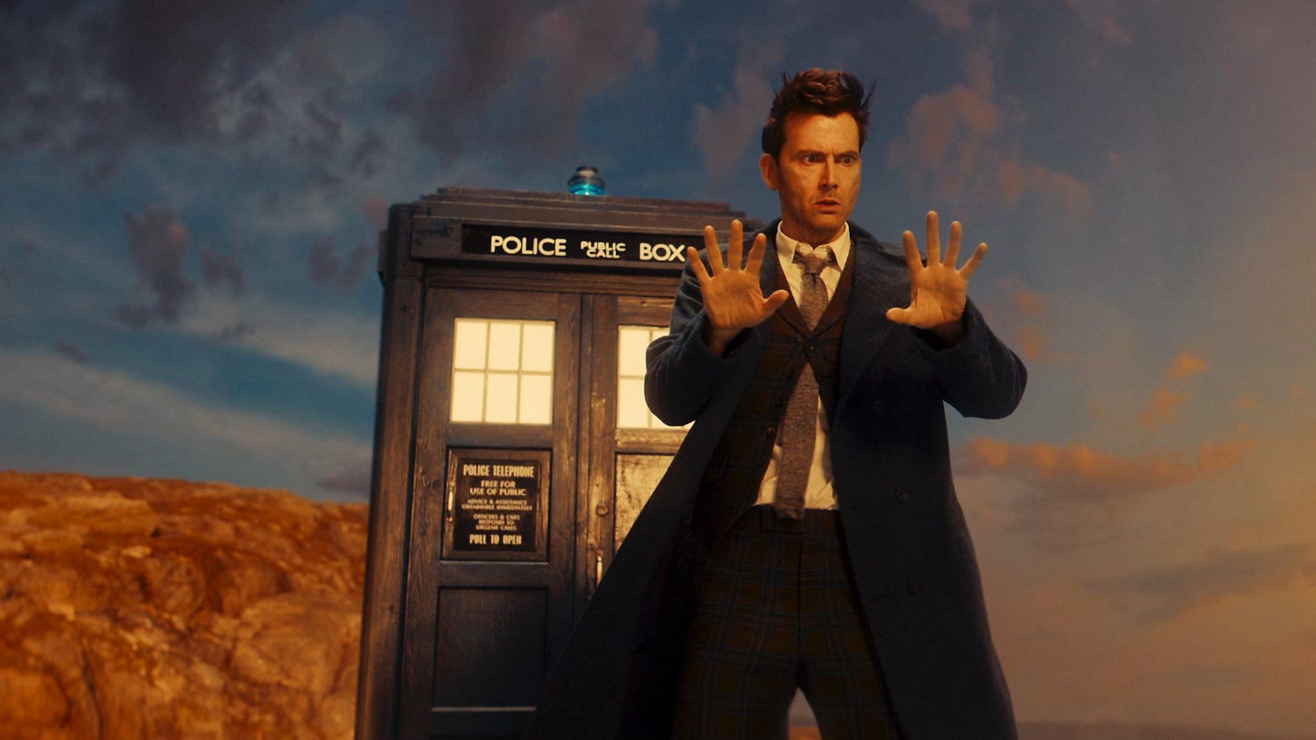 The 14th doctor could be getting a skin (Image via BBC)