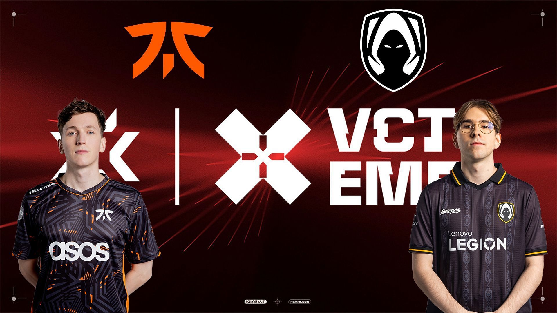 Fnatic vs Team Heretics at VCT EMEA League 2023 (Image via Sportskeeda)