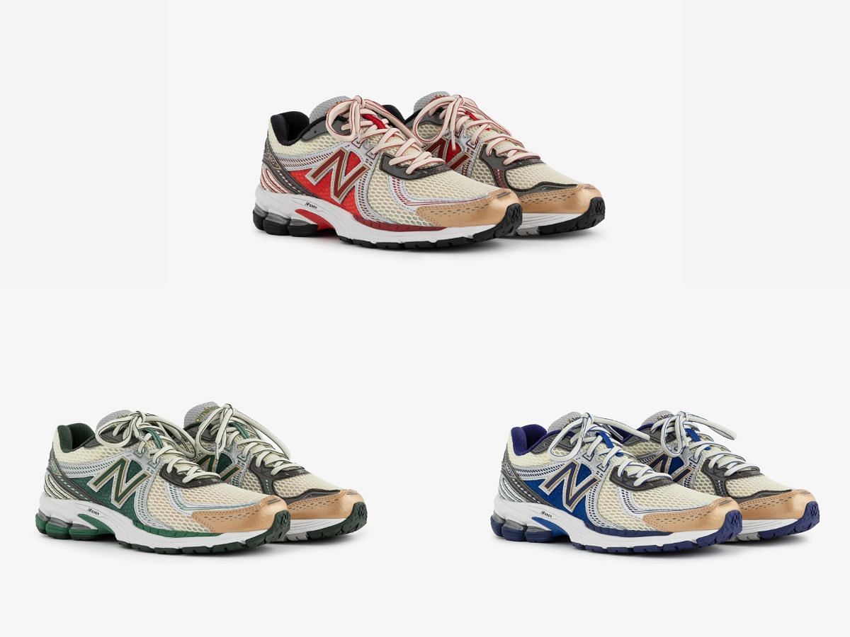 Aime Leon Dore x New Balance 860v2 sneaker collection (Image via Aime Leon Dore)