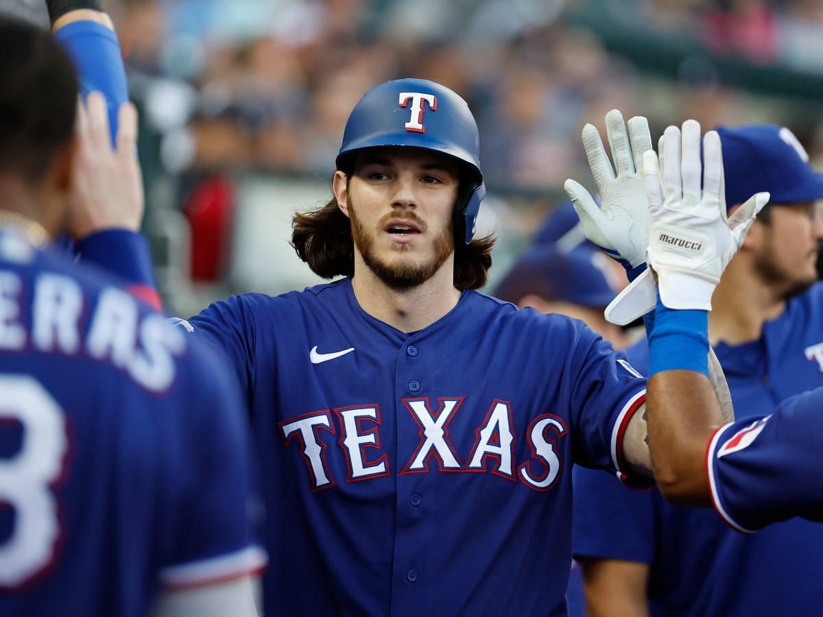 Texas Rangers star Johan Heim is one of the top fantasy baseball picks in Week 5