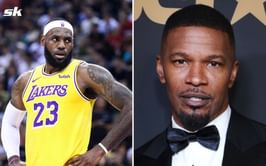 "Get well and back to yourself"- LeBron James sends thoughtful prayers to Jamie Foxx who sent shockwaves around the world with devastating news