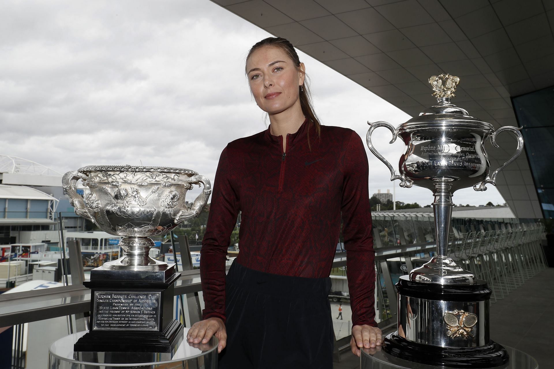 Maria Sharapova at the 2020 Australian Open.