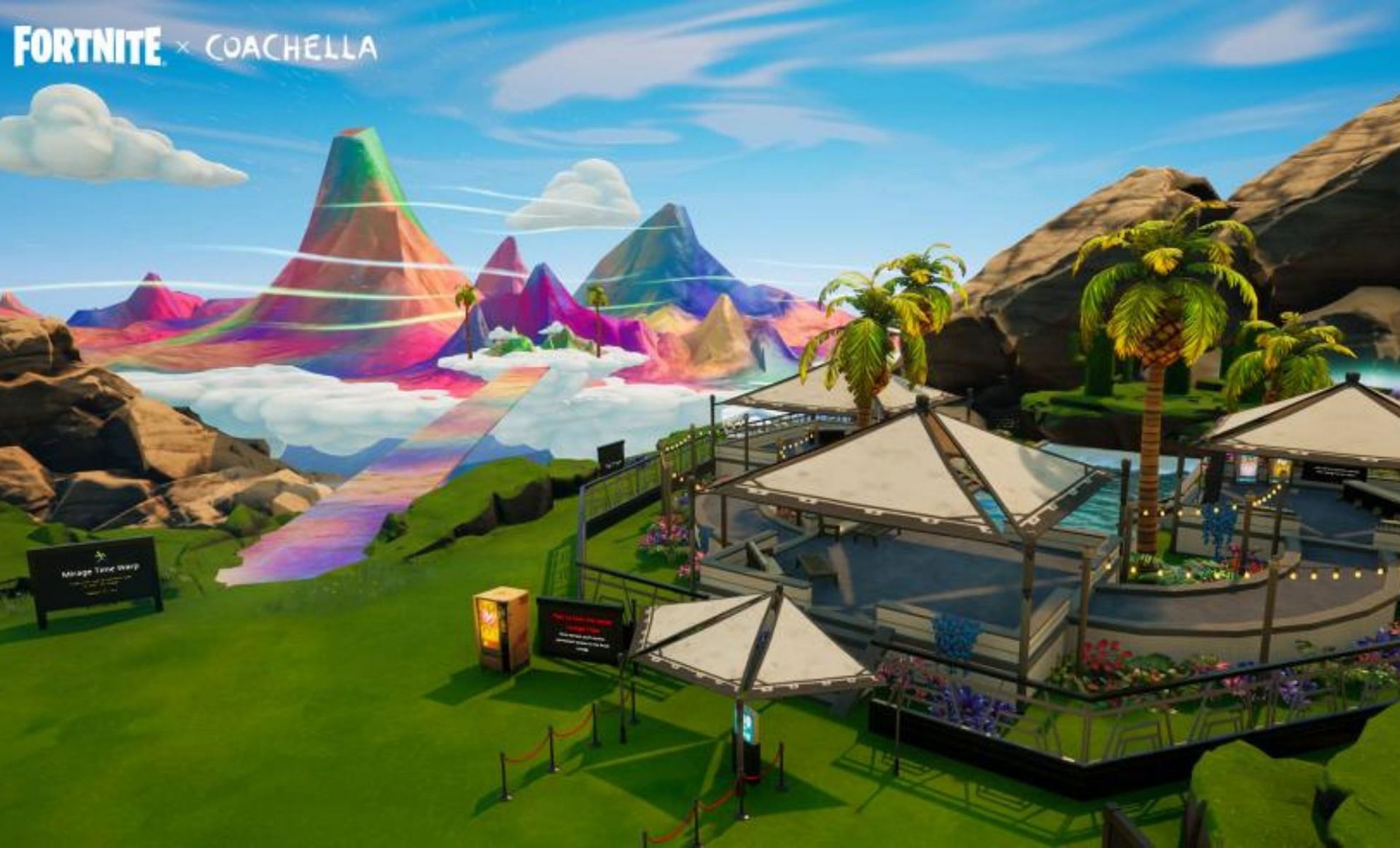 Fortnite x Coachella (Image via Epic Games)