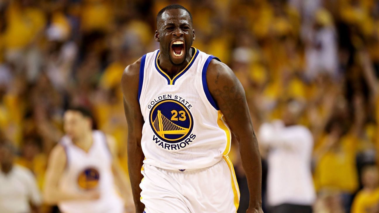Draymond Green after an emphatic Game 2 victory against the Cleveland Cavaliers in the 2016 NBA Finals