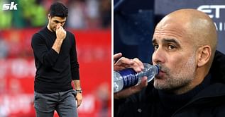 Tempers flare between Arsenal and Manchester City superstars after Premier League title decider, video goes viral on social media