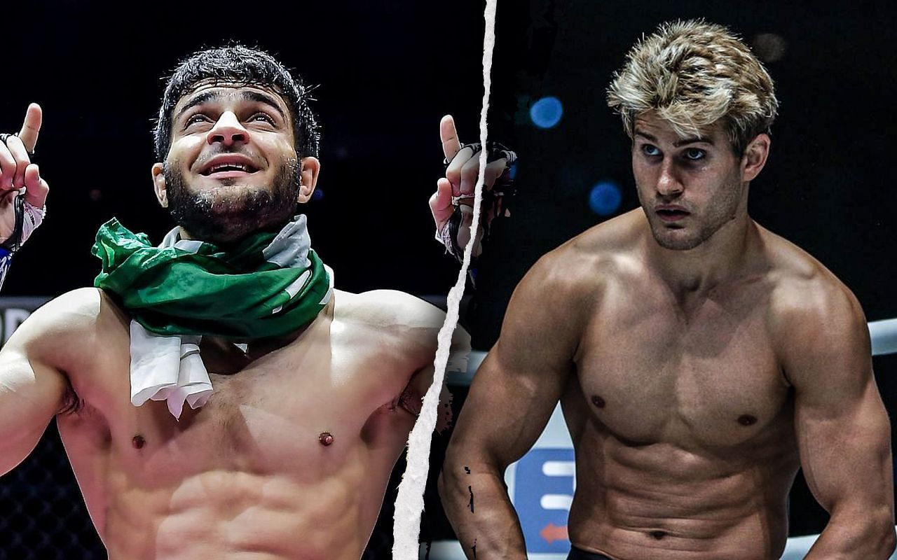 Ahmed Mujtaba (L) / Sage Northcutt (R) -- Photo by ONE Championship
