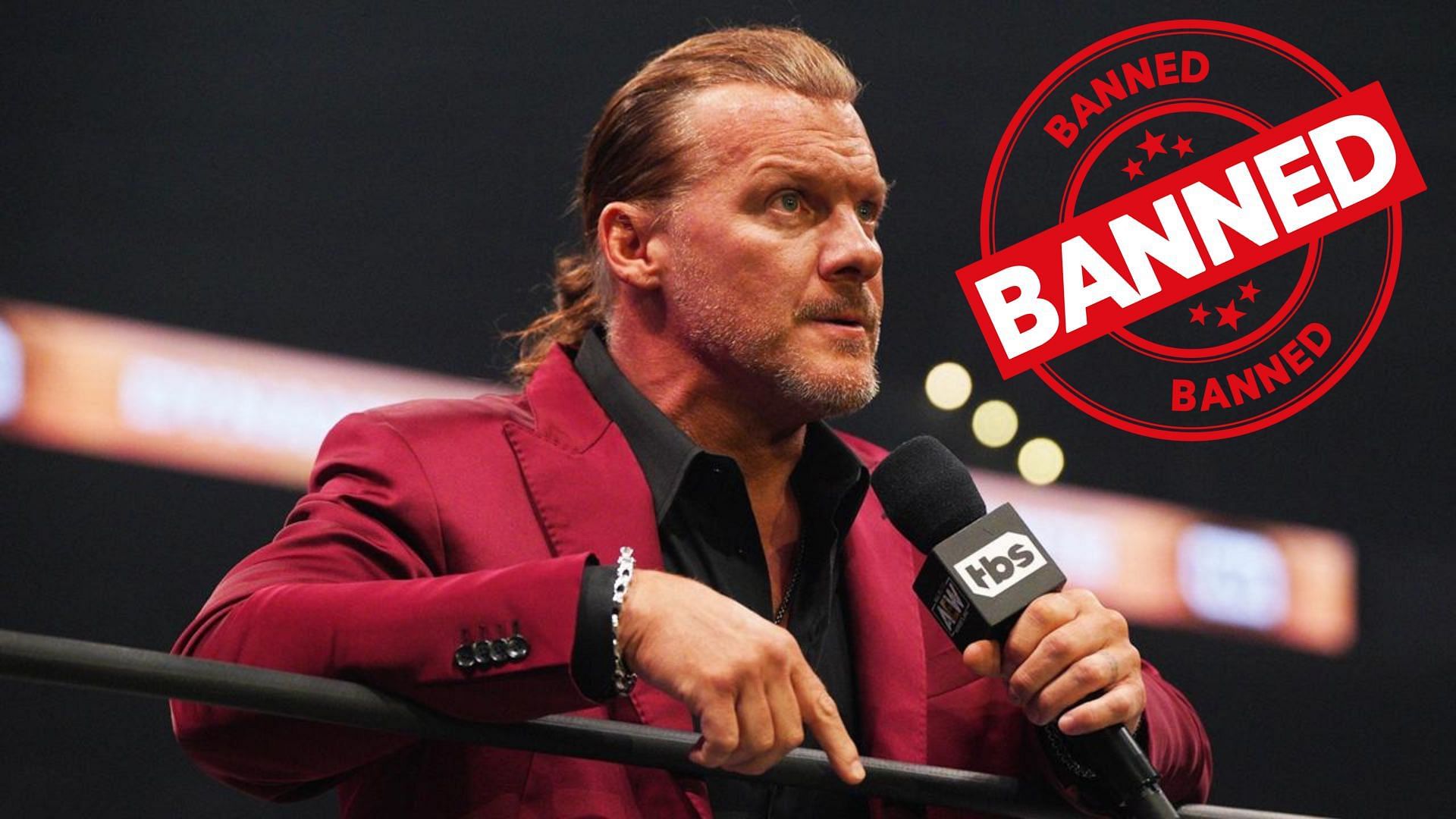 Chris Jericho has been banned on a platform