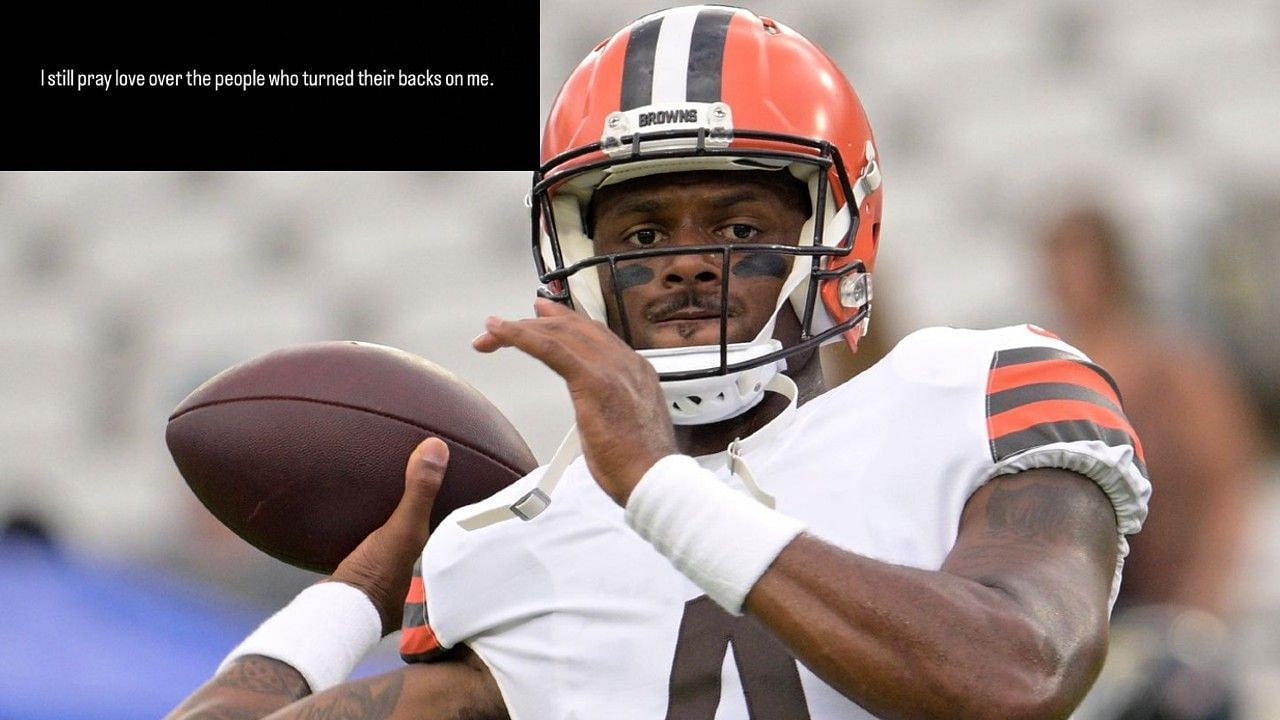 Cleveland Browns quarterback Deshaun Watson sent out a cryptic message on Instagram that has many fans questioning who it is directed towards.