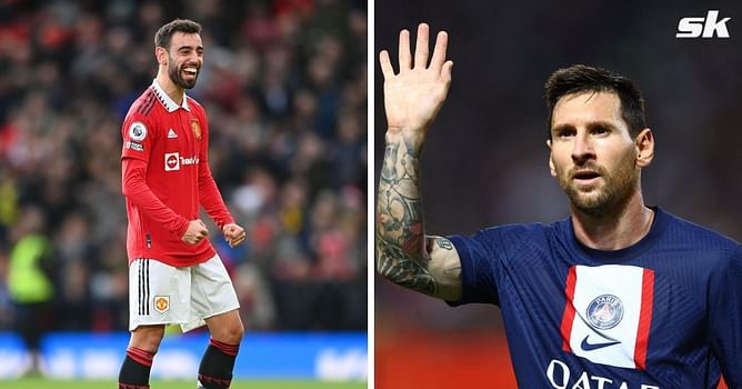 Bruno Fernandes joins Lionel Messi after achieving incredible feat during Manchester United draw with Sevilla
