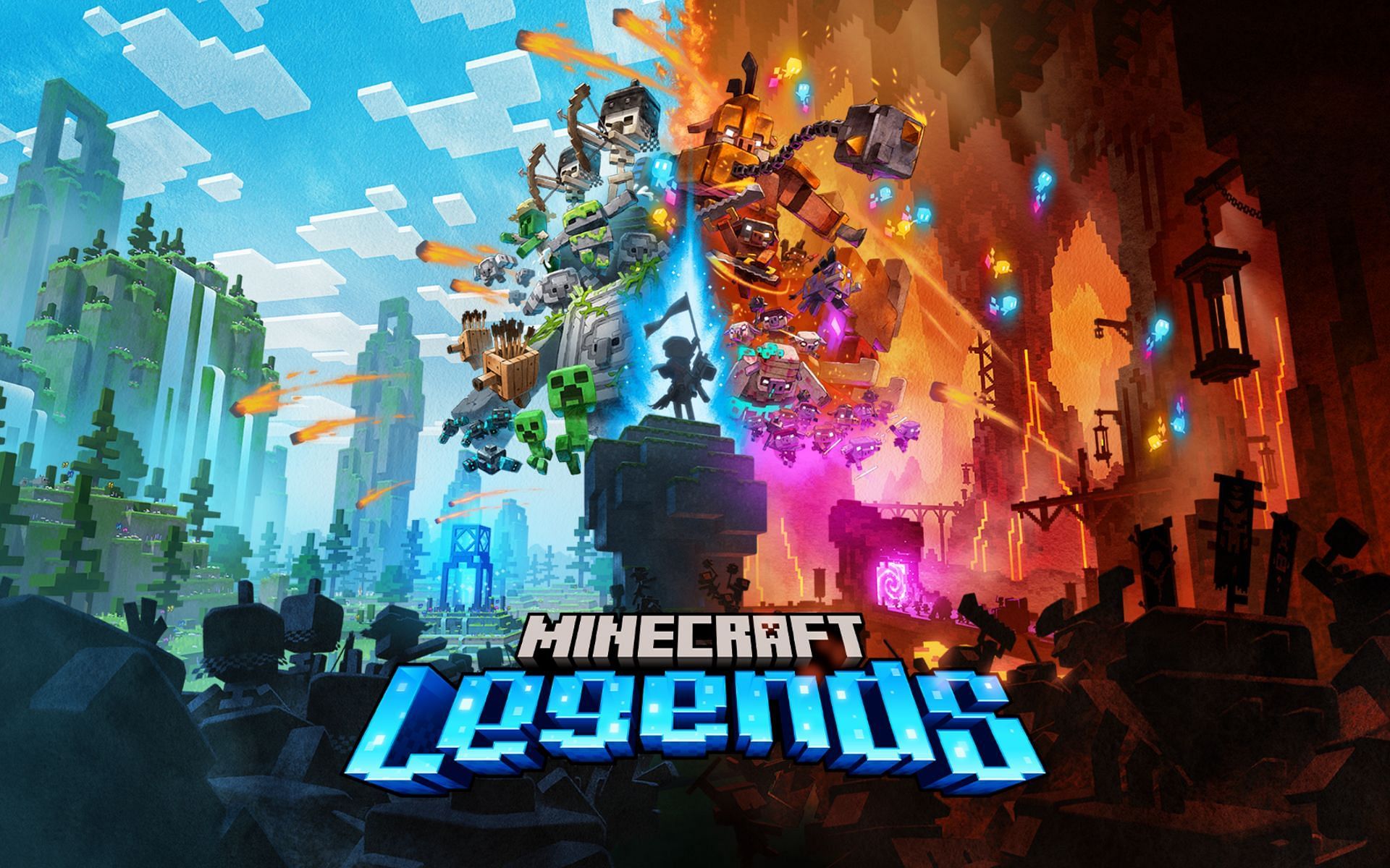 Minecraft Legends releases on April 18, 2023 (Image via Mojang)
