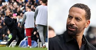 “I don’t know how Tsimikas hasn’t pushed him” – Rio Ferdinand reacts to Guardiola being unable to ‘contain himself’ against Liverpool