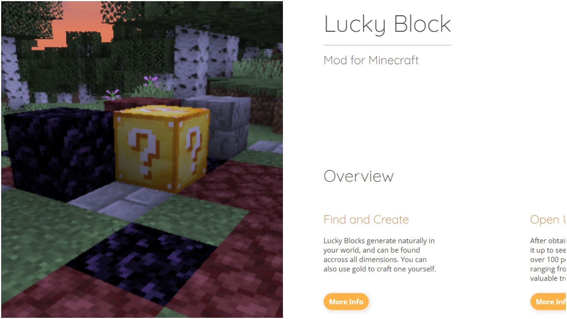 Lucky Block Mod, Minecraft Mods Wiki