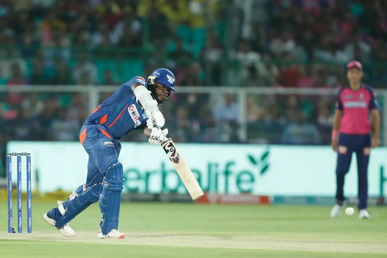 Kyle Mayers top-scored for the Lucknow Super Giants with a 42-ball 51. [P/C: iplt20.com]