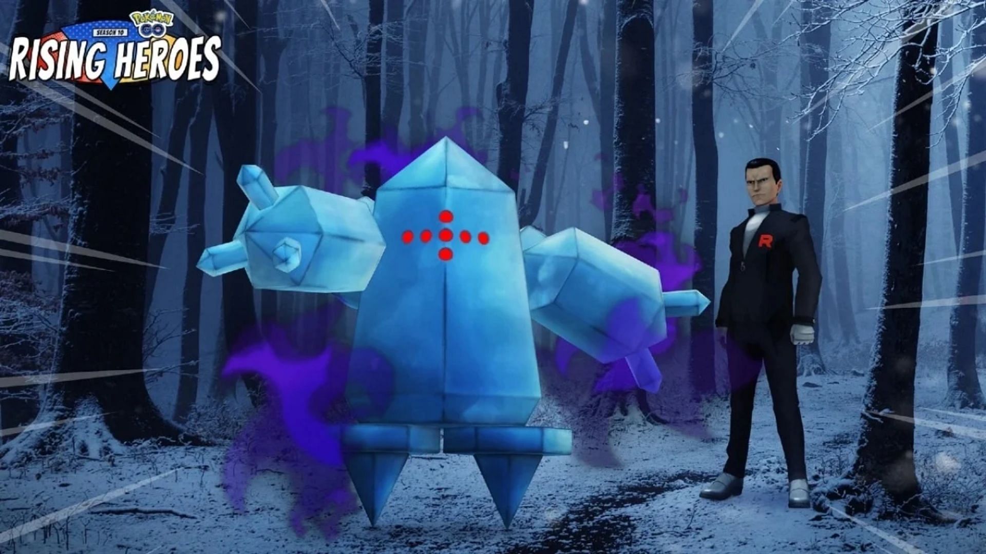 Giovanni with Shadow Regice in Pokemon GO