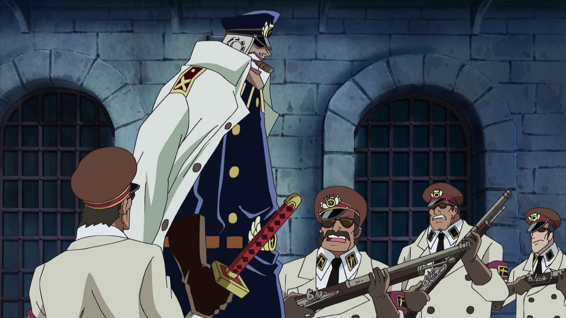 Shiryu is a cold-blooded murderer (Image via Toei Animation, One Piece)