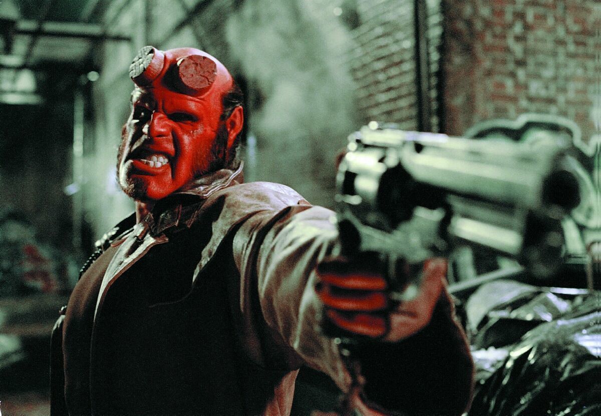 Ron Perlman shines as the demonic hero in this visually striking and supernatural film (Image via Sony Pictures)