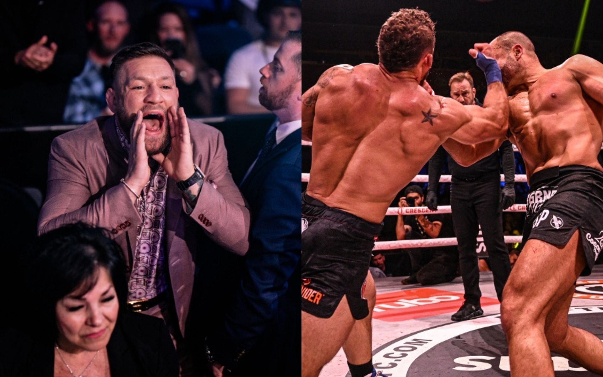 Conor McGregor (left) and Eddie Alvarez vs. Chad Mendes (right)