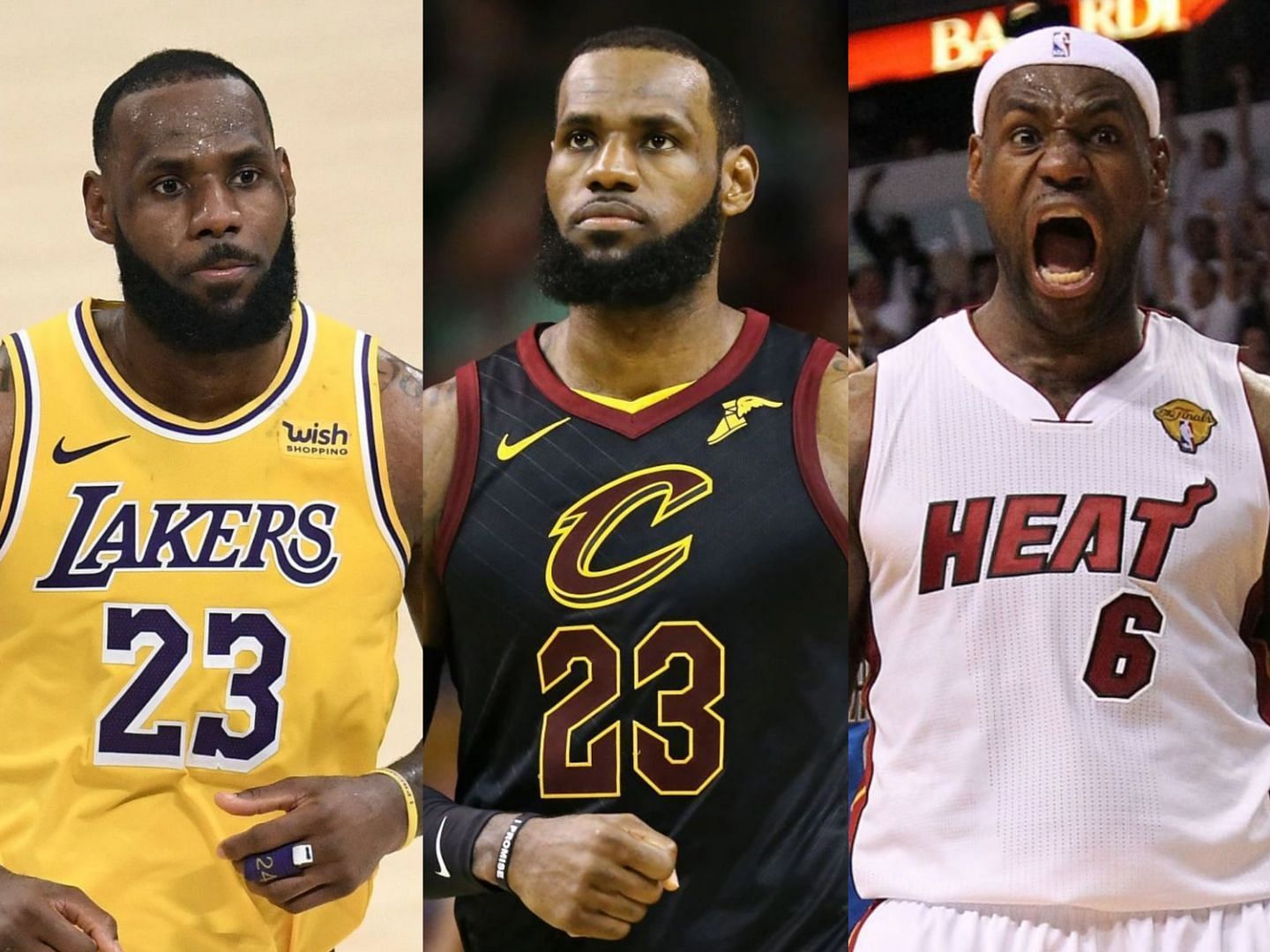 LeBron James has played for the Cleveland Cavaliers, Miami Heat and LA Lakers