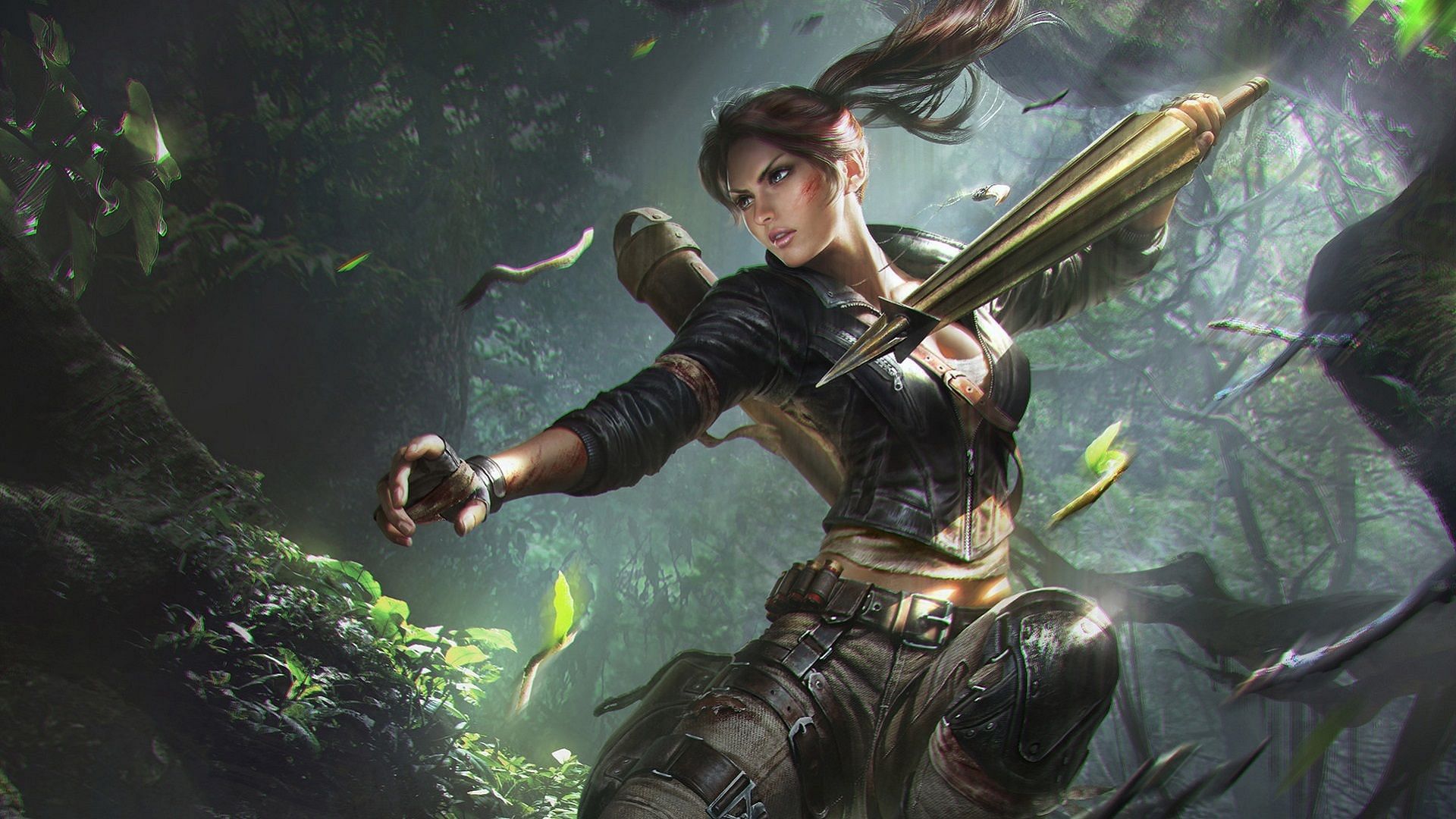 Lara Croft in action (Image via Core Design)