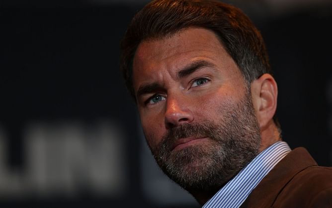 Eddie Hearn brutally mocks CEO of Mayweather Promotions after the latter's "he don't have no pay-per-view fighters" claim