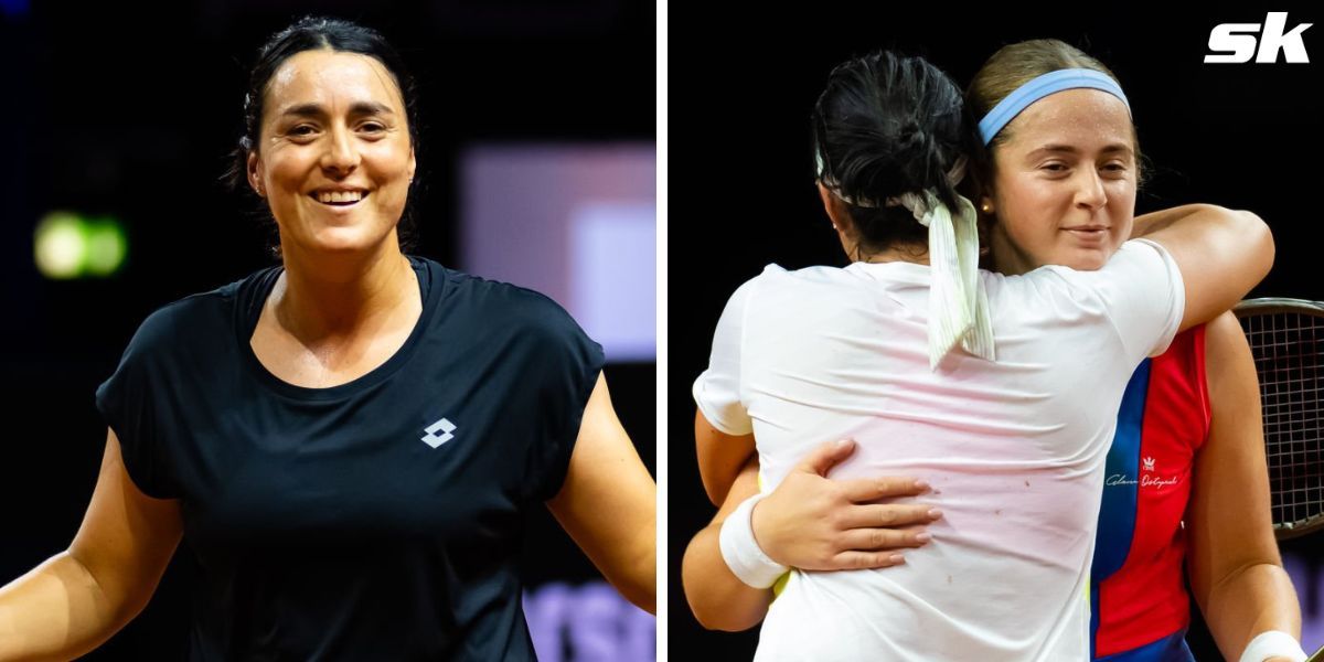 Ons Jabeur and Jelena Ostapenko concluded their Stuttgart Open match with an embrace at the net