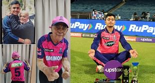 IPL 2023 : रियान पराग के 50वें मैच में खास तरह से सपोर्ट करते नजर आये उनके दादा, RR ने शेयर की खास तस्वीर