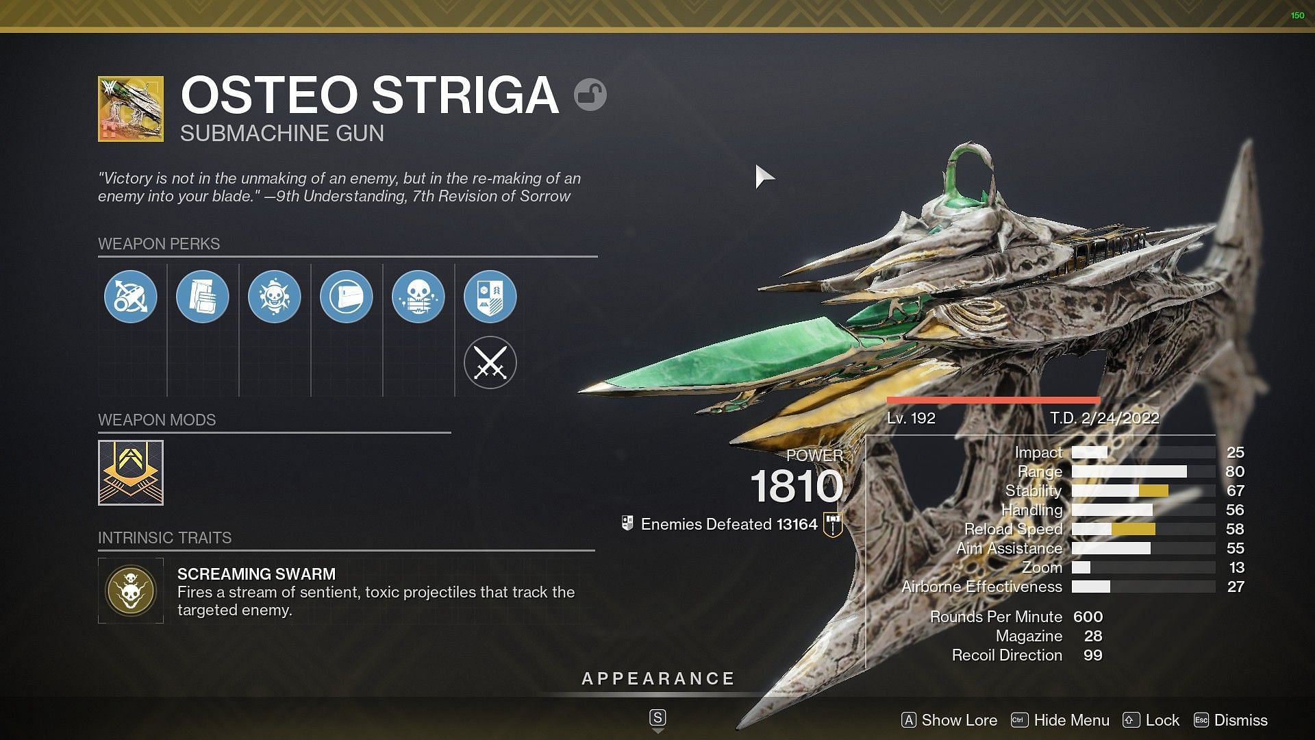 Osteo Striga (Image via Destiny 2)