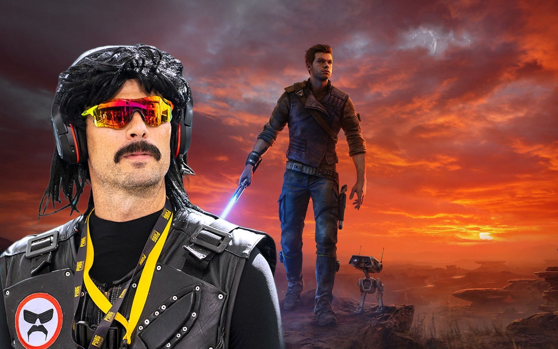 Dr DisRespect gives his take on Star Wars Jed Survivor (Image via Sportskeeda)